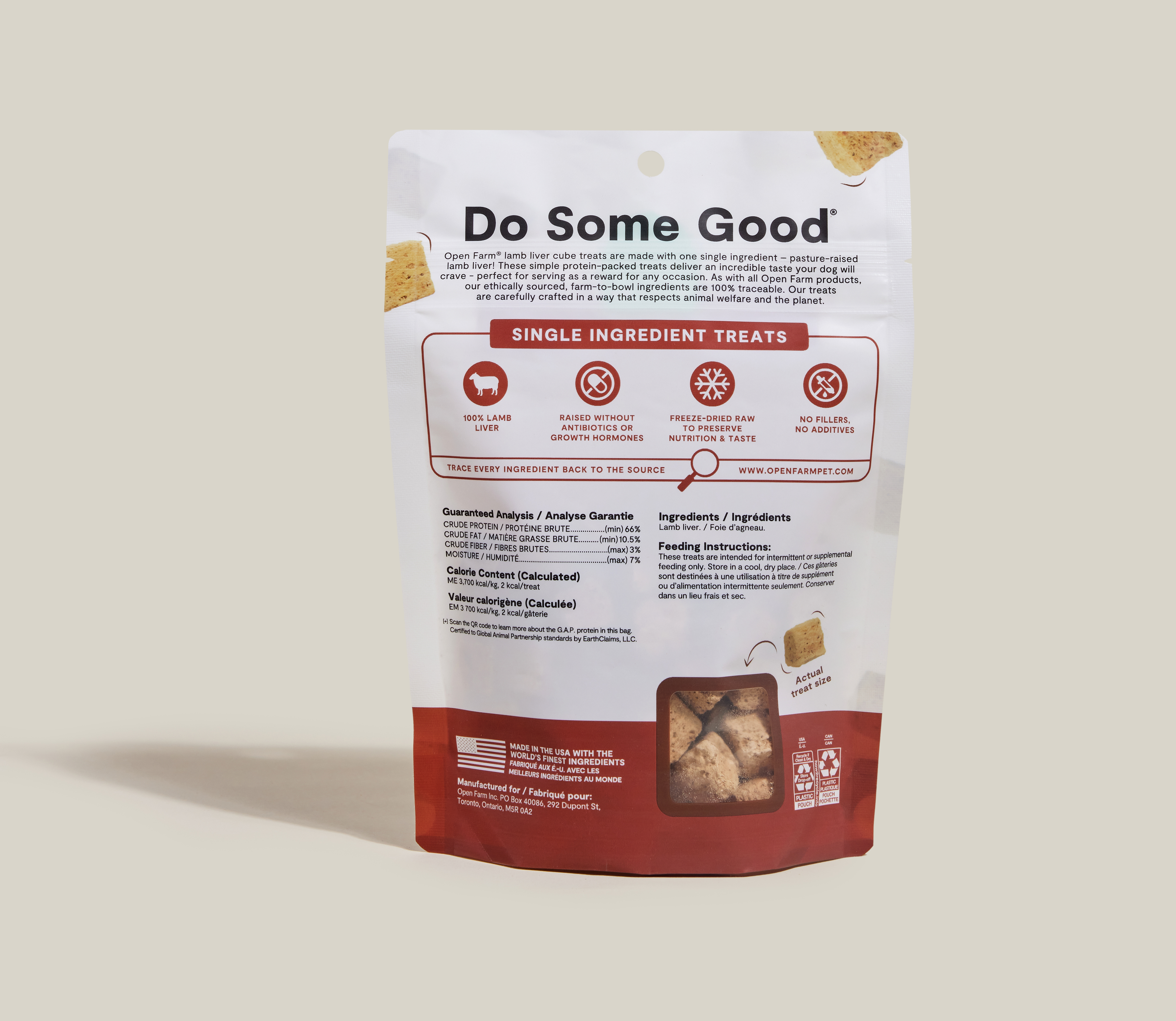 Freeze Dried Raw Lamb Liver Treat